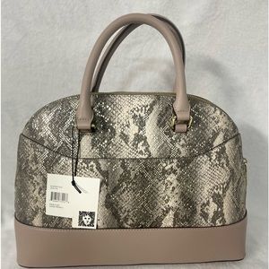 Anne  klein snakeskin fox leather  tote bag
